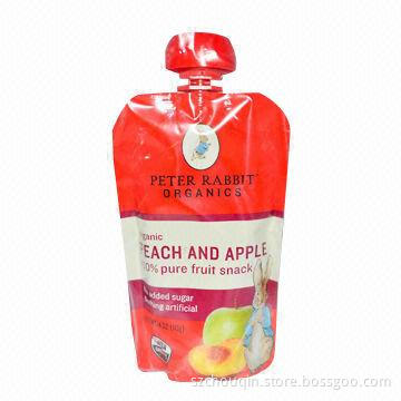 Reclosable Stand-up Drink Bag with Spout, Moisture-proof